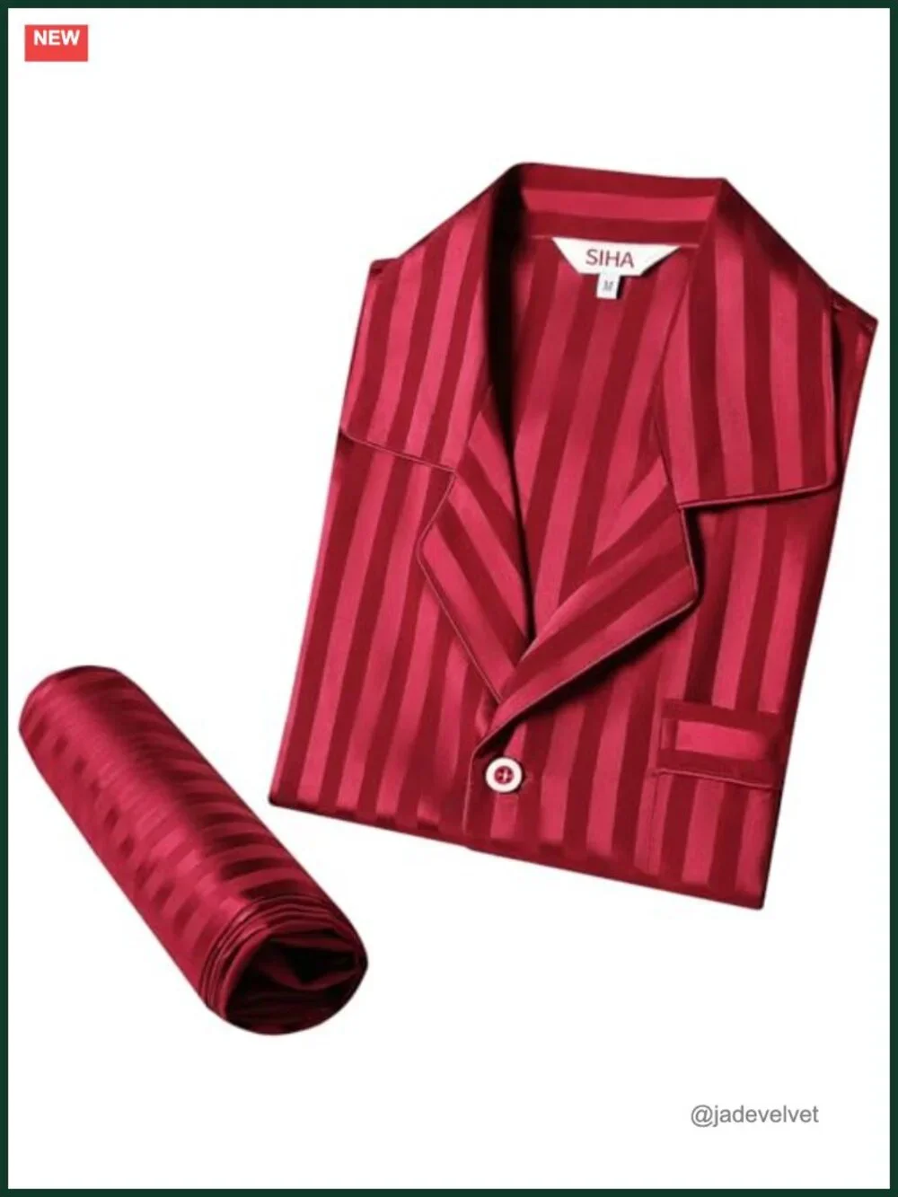 Mens Pajama Set Satin Sleepwear Long Sleeve Button-Down Loungewear S-4XL